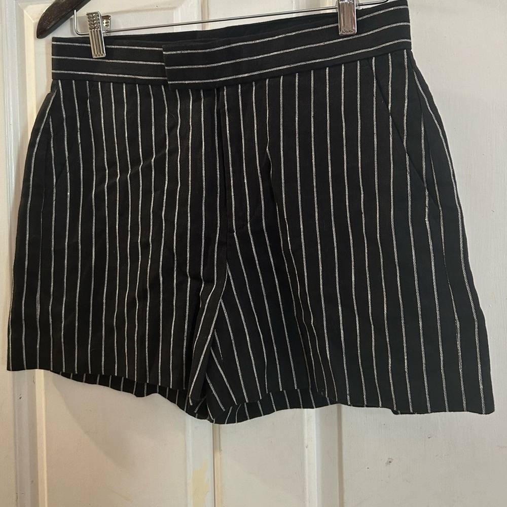 Polo by Ralph Lauren Black Pinstripe Bermuda Shorts